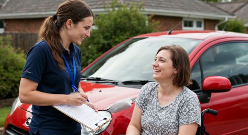 On-Road Assessment The on-road assessment takes place in real traffic...
