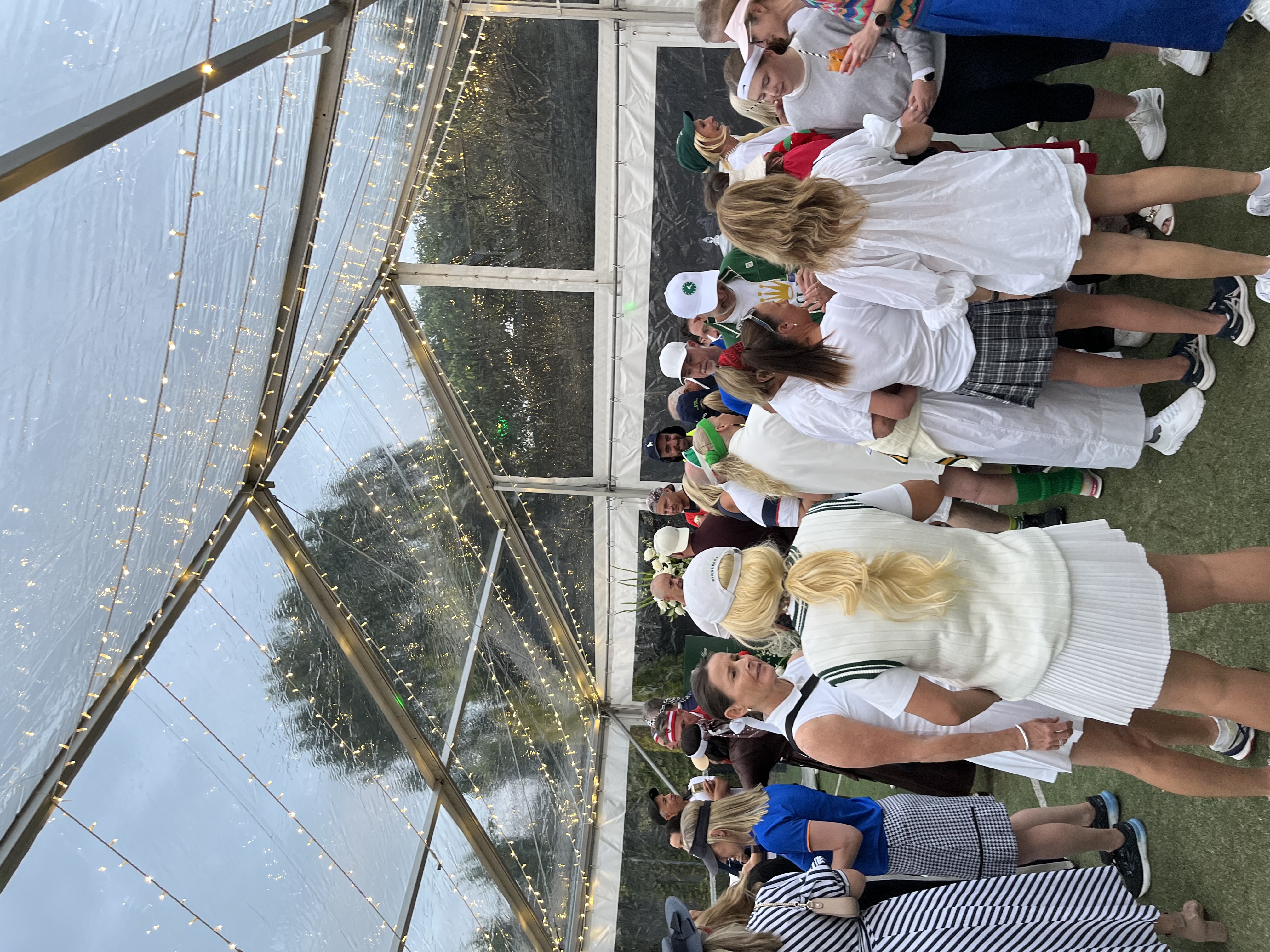 There really is something special about an outdoor party