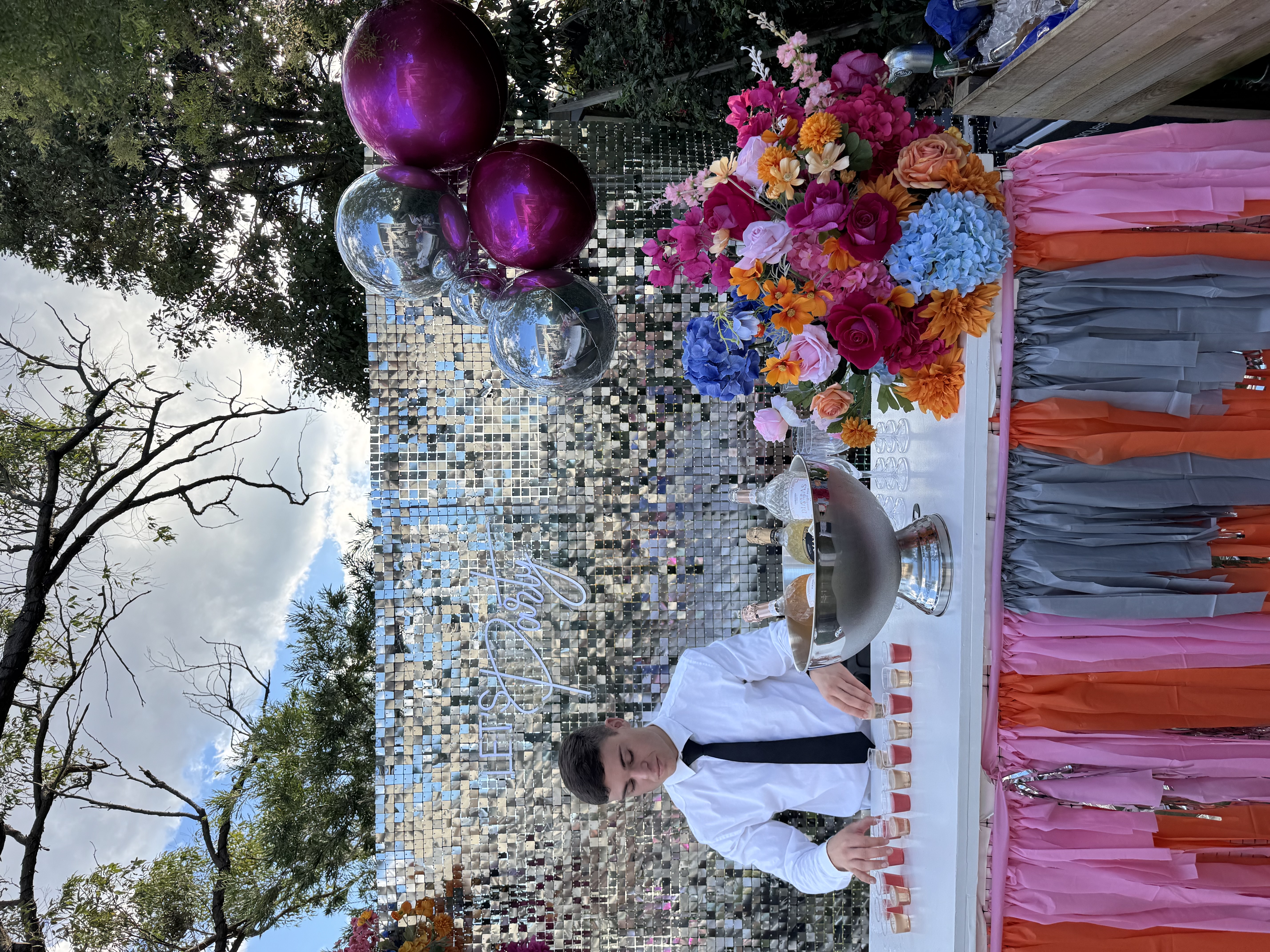 A real backyard celebration
