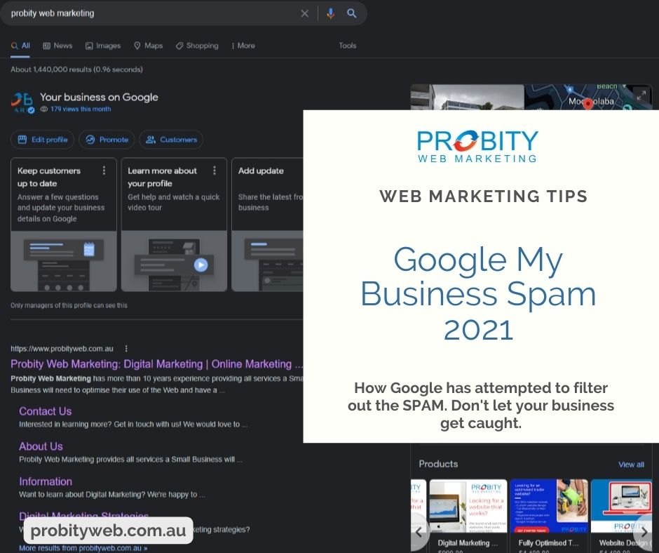 Google My Business Spam 2021