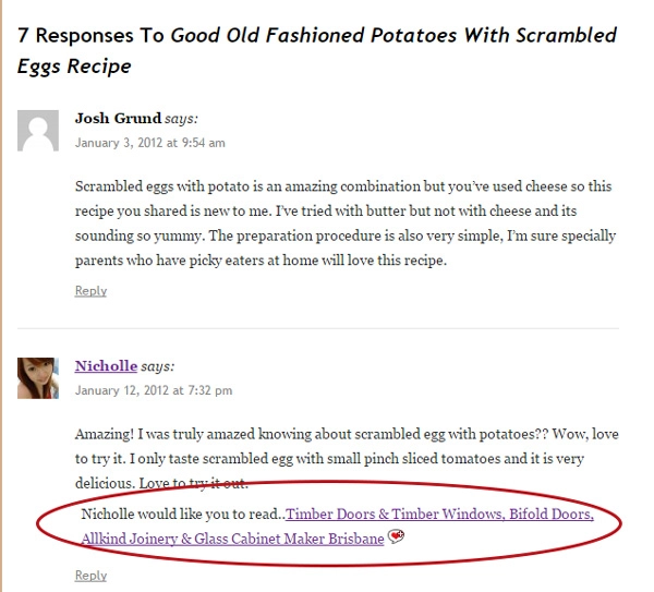 Link Building with Comment Spam