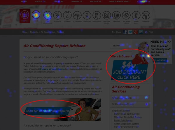 Website Call to Actions