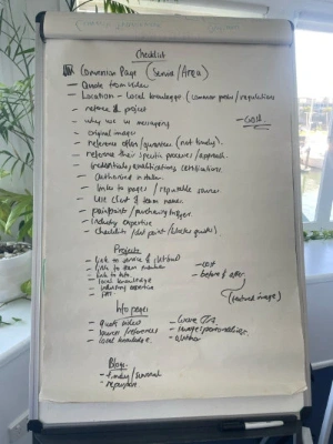 Marketing Team Training Day - Optimised Website Content Checklist