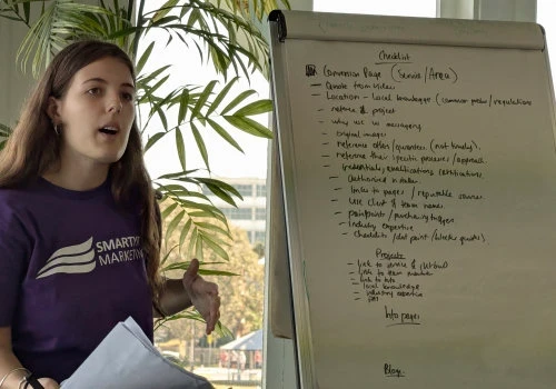 Marketing Team Training Day - Jasmin our Digital Marketing Expert
