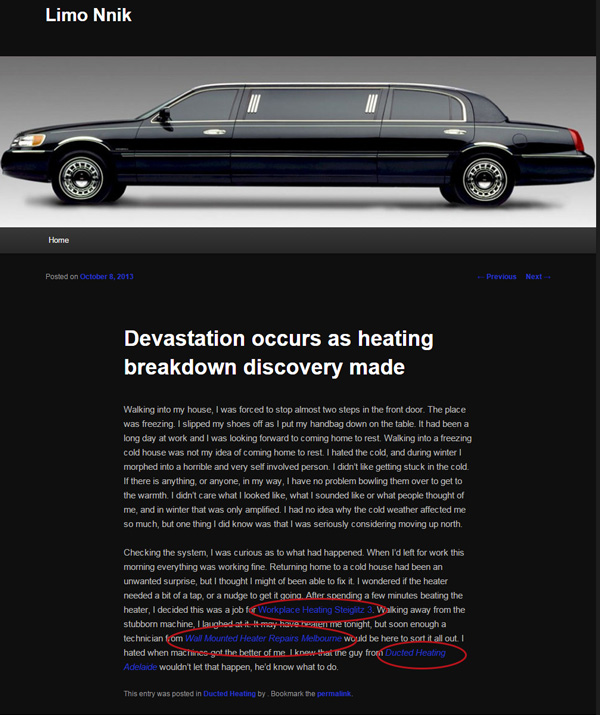 Link Building with Article Spamming