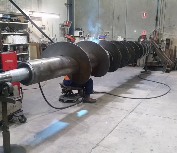 Hard Face Conveyor Screw