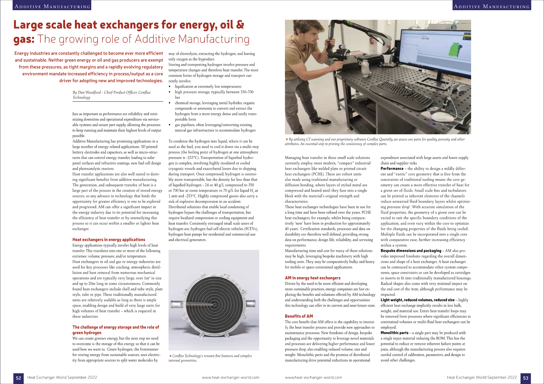Large scale heat exchangers for Energy, Oil & Gas: the growing role of Additive Manufacturing 
