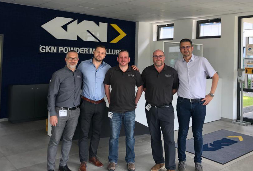 Conflux Technology team and GKN team featured at Bonn, Germany Headquarters