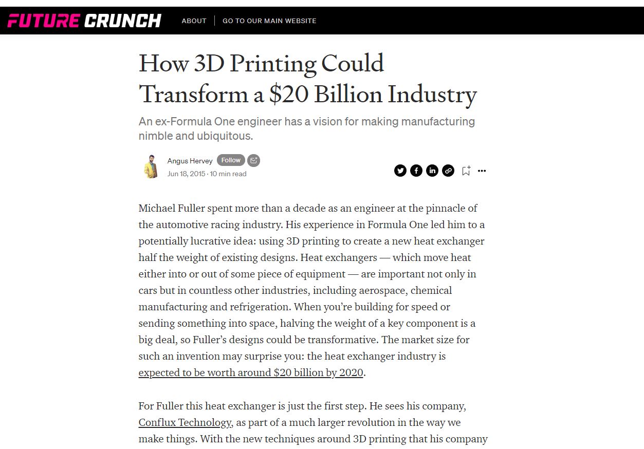 How 3D Printing Could Transform a $20 Billion Industry
