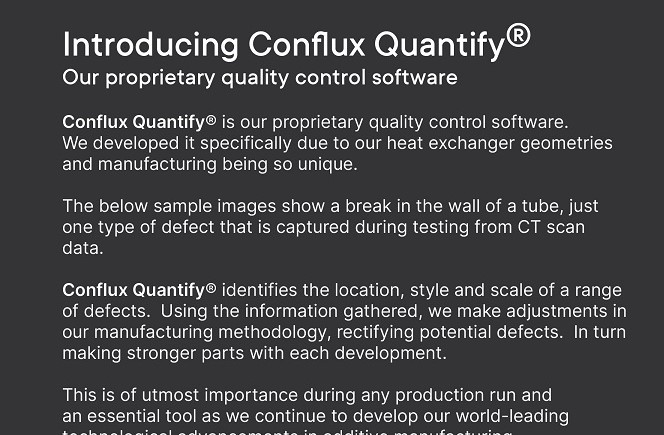 What is Conflux Quantify?