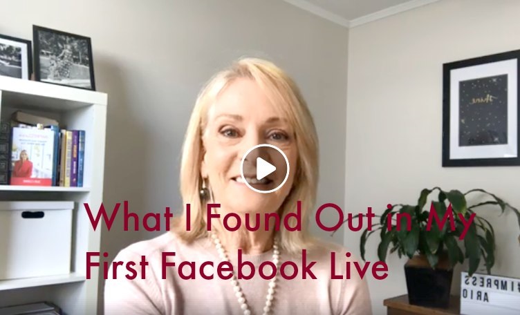 What I Found Out in My First Facebook Live