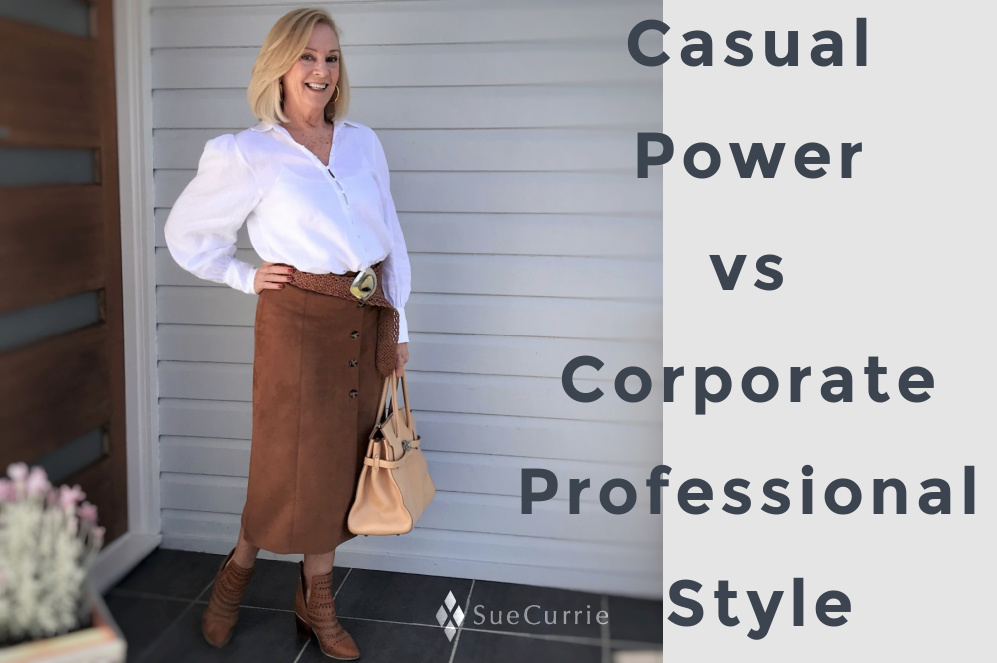 Casual Power vs Corporate Professional Style