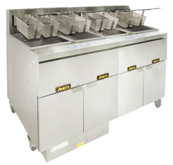 Anets FDAGG414R 4 Deep Fryers Filter System
