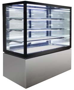 Anvil NDHV4720 Square Glass 4 Tier Hot Display