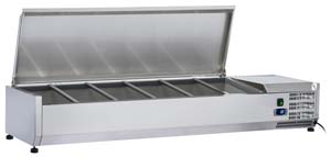 Anvil VRX1200S SS Lid Refrigerated Ingredient Well 1200mm
