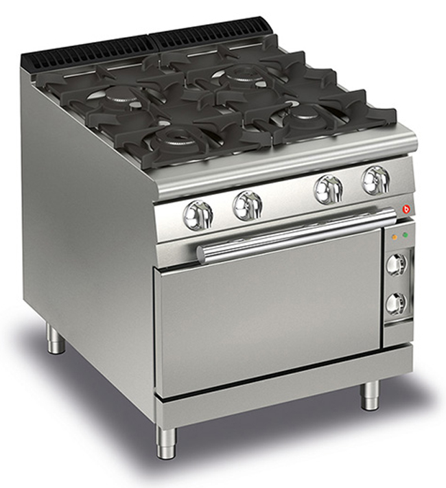 single oven gas range