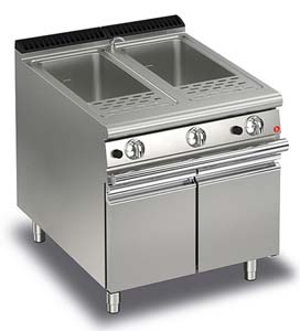 Baron Queen7 Q70CP/G800 Double Well Gas Pasta Cooker