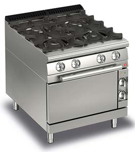Baron Queen7 Q70PCF/G8005 4 Burner Gas Oven