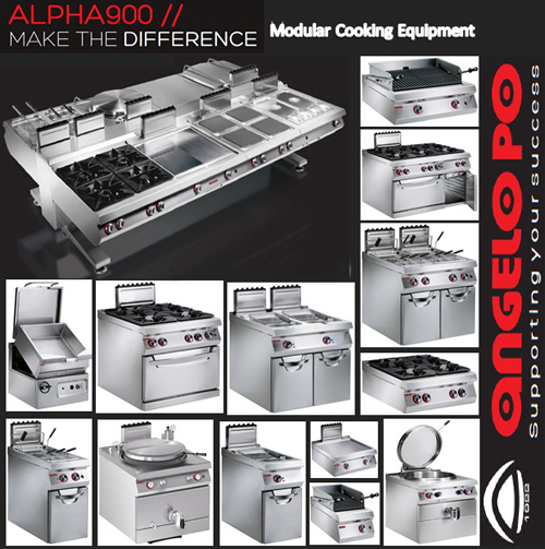 Angelo Po Alpha 900 Series Modular Cooking Equipment