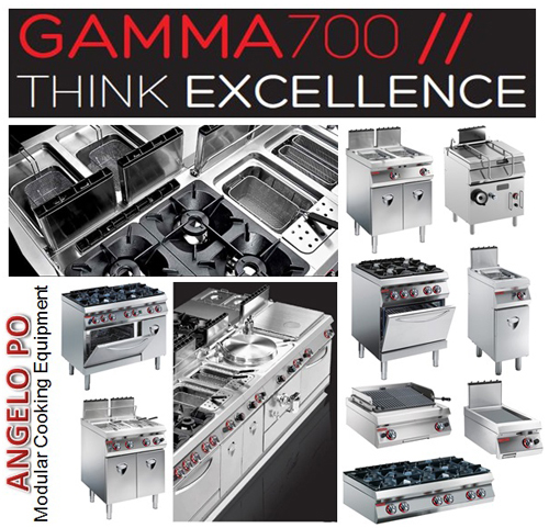 Angelo Po Gamma 700 Series Modular Cooking Equipment