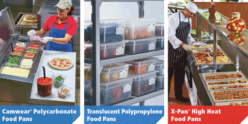 Cambro Camwear Food Pans are perfect for your business