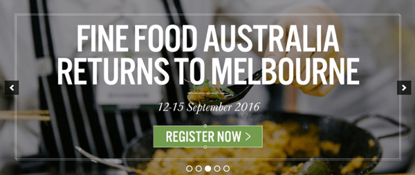 Fine Food Australia is back in Melbourne. In Sept. Are you going?