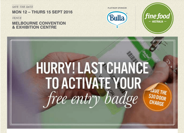 It's Your Last Chance to get your Free online registration To Fine Food