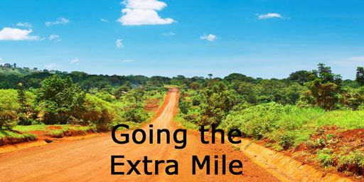 Going the extra mile