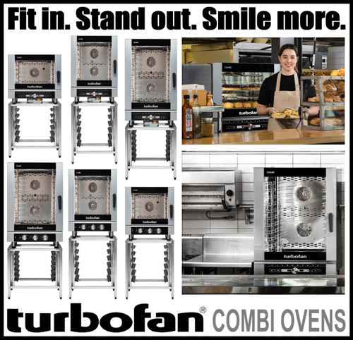 Turbofan Combi Ovens Take your kitchen to a new degree of productivity