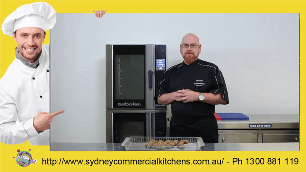 How to Cook Meatballs With a Turbofan E33T5 Convection Oven using Manual Cooking Program