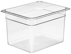 Cambro 28CW Camwear Half Size GN Polycarbonate Food Storage Pan 20cm Deep, Pack of 6