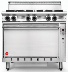 Cookon GR6C-3G 4 Burners 300 Plate Convection Oven