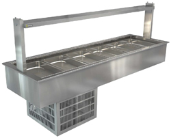 Cossiga LSRF6 Linear Series Refrigerated Buffet Display