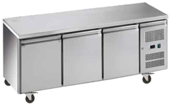 Exquisite SSF400H Three Solid Doors Underbench Storage Freezer Slimline