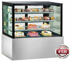 Bonvue SL830V 900mm Deluxe Cake Display with 3 Shelves
