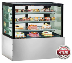 Bonvue SL840V 1200mm Deluxe Cake Display with 3 Shelves