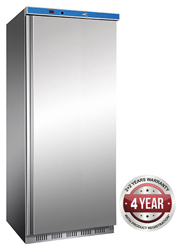 Thermaster HF600-SS 620L Solid Door Upright Freezer