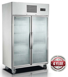 Thermaster SUFG1000 2 Door 1000 Upright Display Freezer