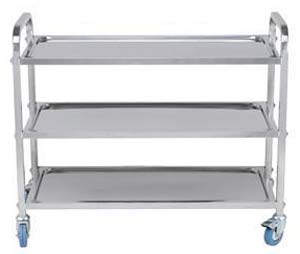 Ice TRS0003 Stainless Steel 3 Tier Trolley