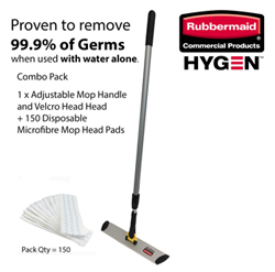 Rubbermaid HYGEN Mop + Disposable Pad Combo