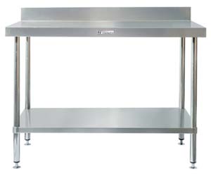 Simply Stainless SS02-7-0300 SS Bench - Splashback