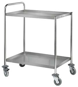 Simply Stainless SS14 SS 2 Tier Trolley