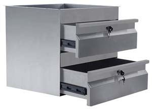 Simply Stainless SS19-0200 Double SS Drawer