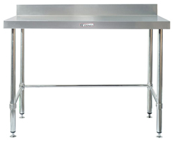 Simply Stainless SS02-7-2400LB SS Bench - Splashback