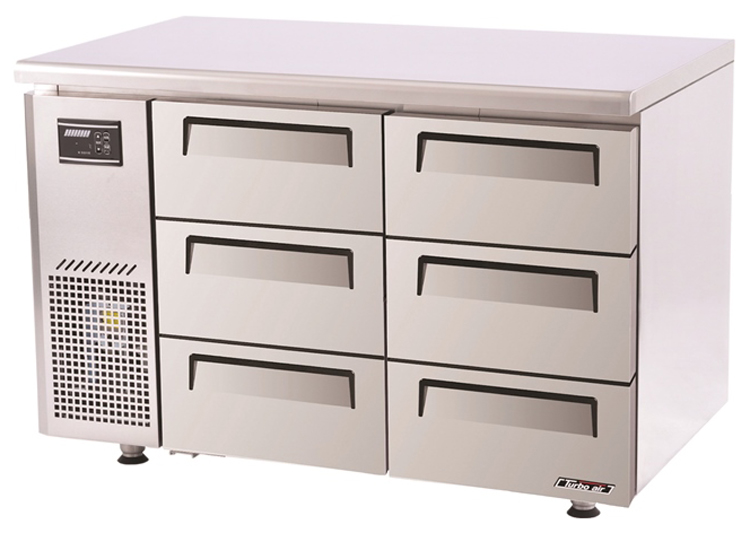Turbo Air PRCBE-36F-N 36 2 Drawers Pro Series Freezer Chef Base, 4.6 cu.  ft.