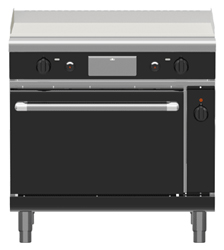 Waldorf Bold GPLB8910GEC Electric Convection Oven Low Back Gas 900 Griddle Range