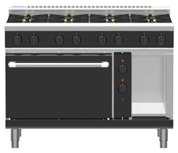 Waldorf Bold RNLB8816GE Electric Static Oven 4 Burner 600 Griddle Range