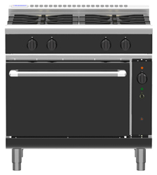 Waldorf Bold RNLB8910GC Low Back Gas Convection Oven Extra Wide 4 Burner Range