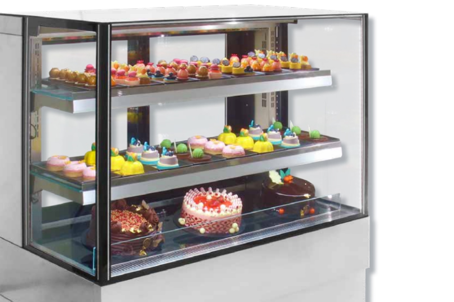 Your pastries deserve the best. Give them a home in Airex Freestanding Refrigerated Displays