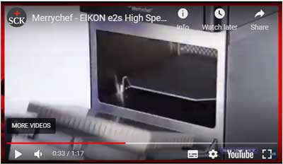 No. 2 Merrychef eikon's range of high speed cook oven